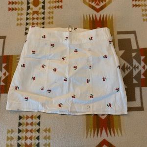 NWOT Cherry Miniskirt